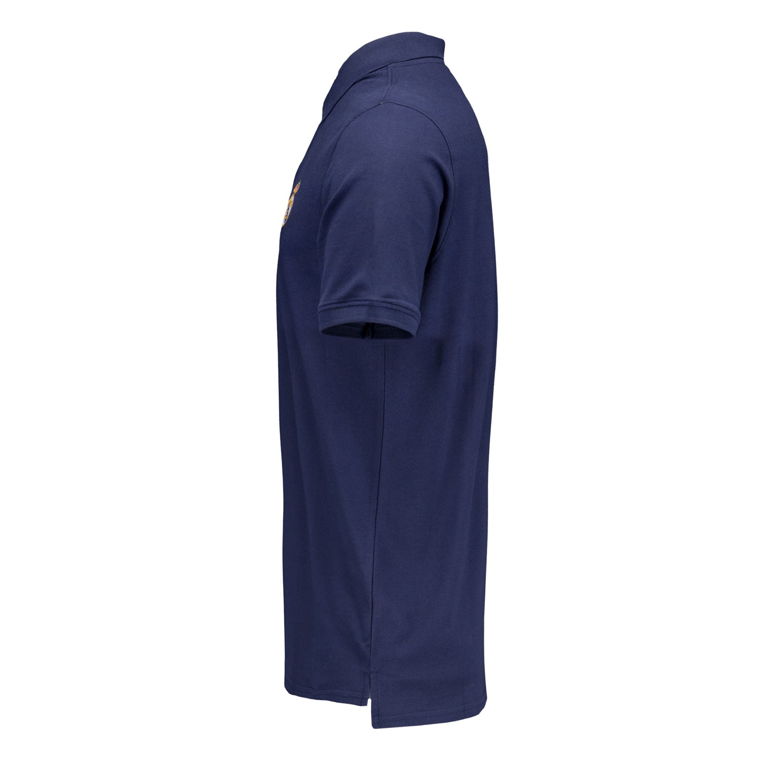 Polo Azul Hombre ECO Essentials Real Madrid Escudo Color