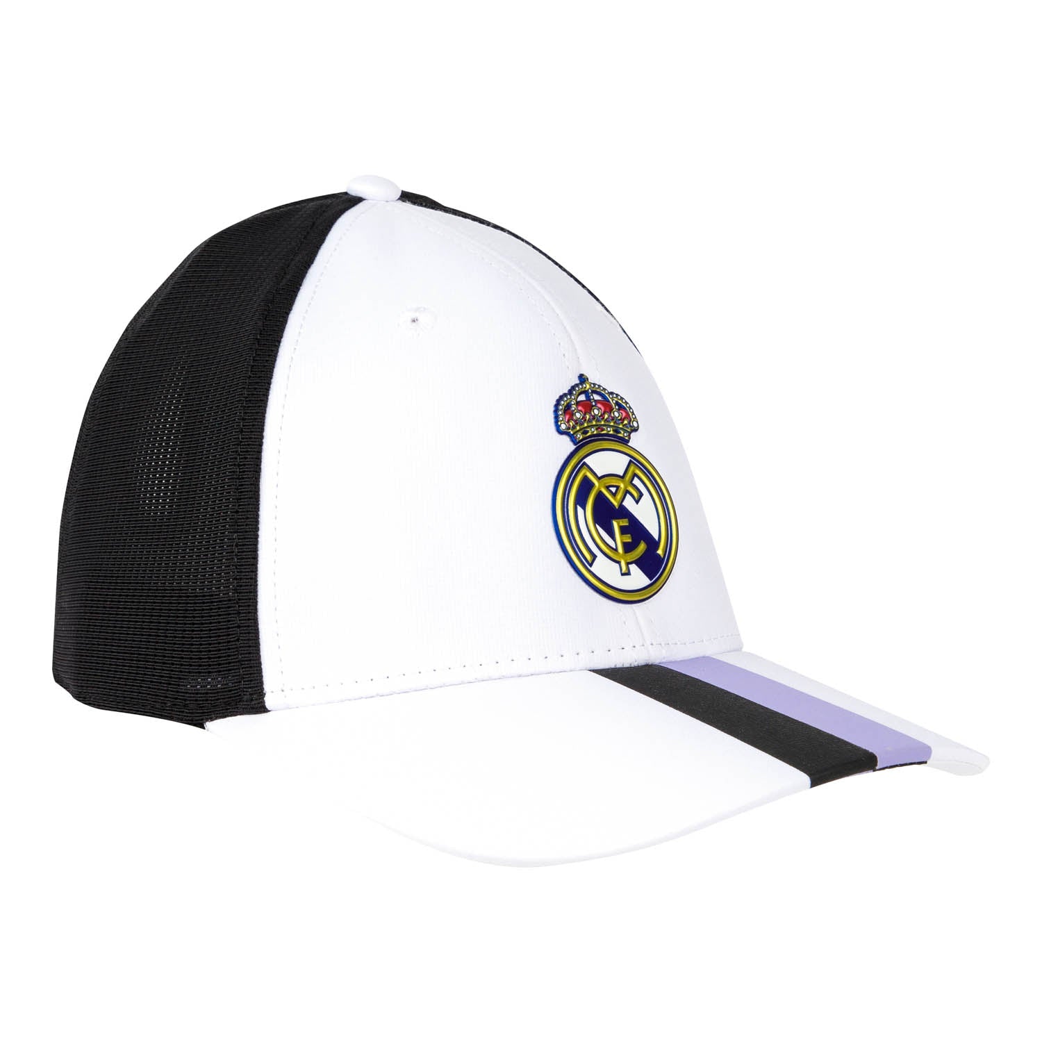 Gorra Escudo Adulto Blanco/Morado