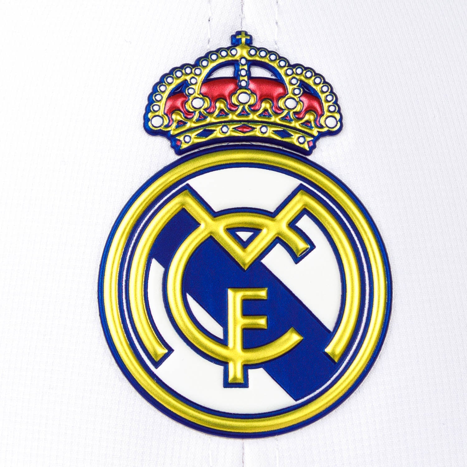 Gorra Escudo Adulto Blanco/Morado