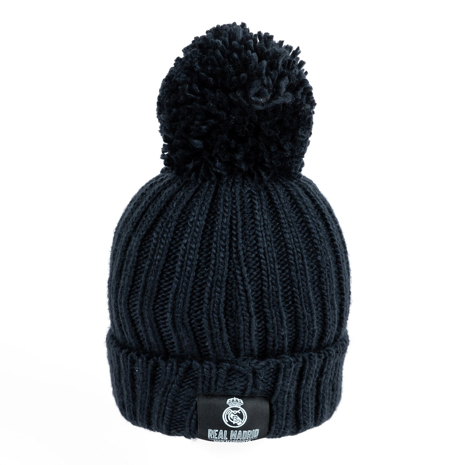 Gorro Punto Pompón Azul Marino