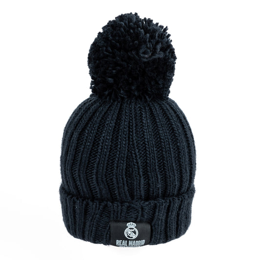 Gorro Punto Pompón Azul Marino