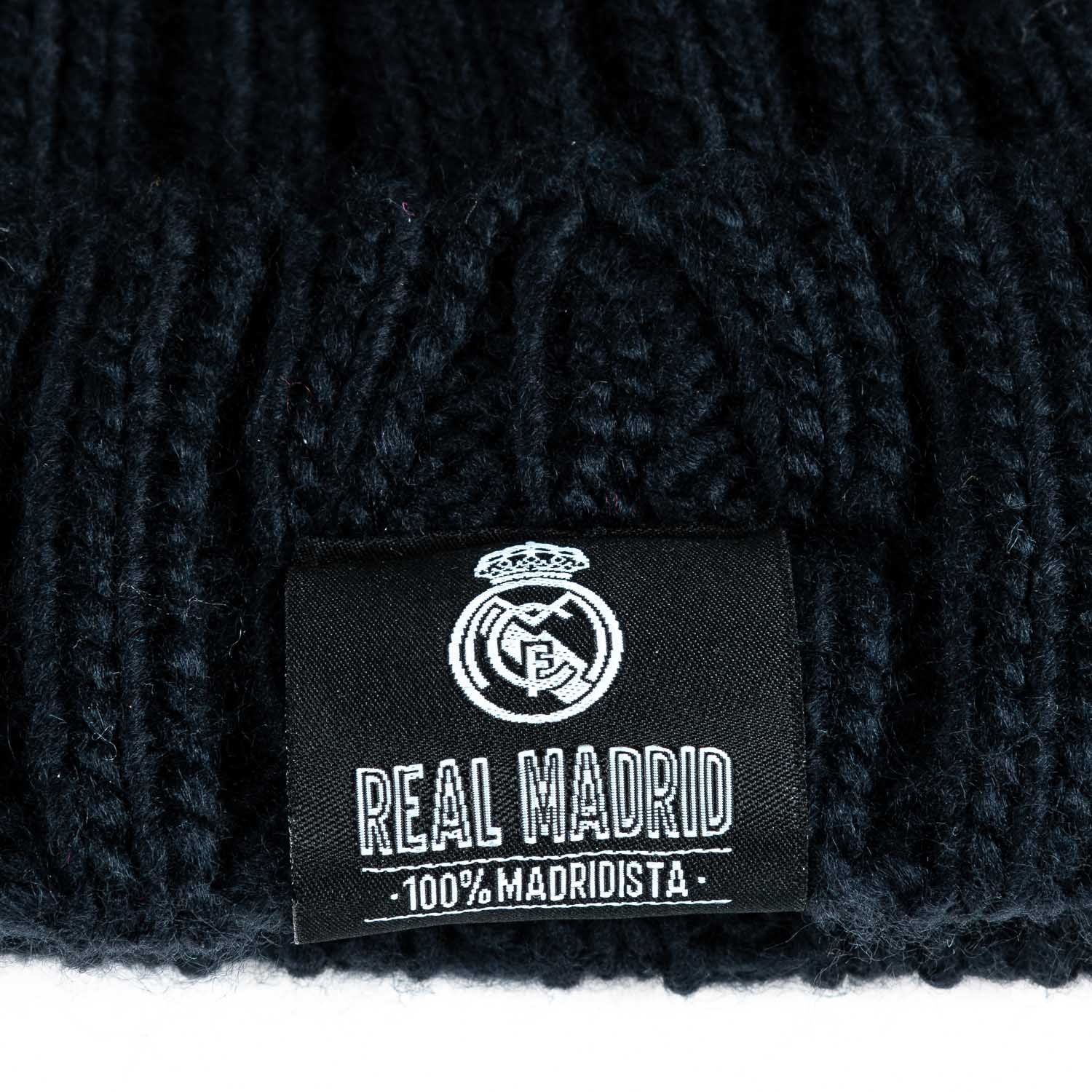 Gorro Punto Pompón Azul Marino