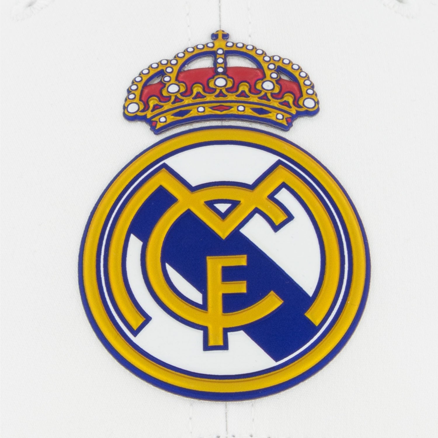 Gorra Escudo Adulto Blanco/Mostaza/Navy Real Madrid