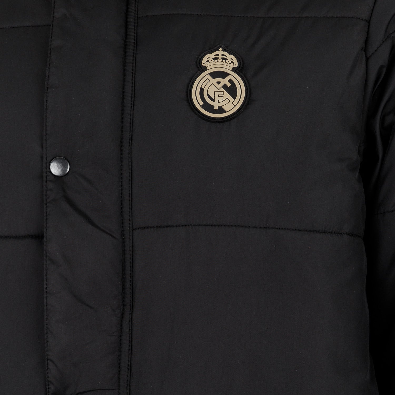 Parka Acolchada Hombre Negra