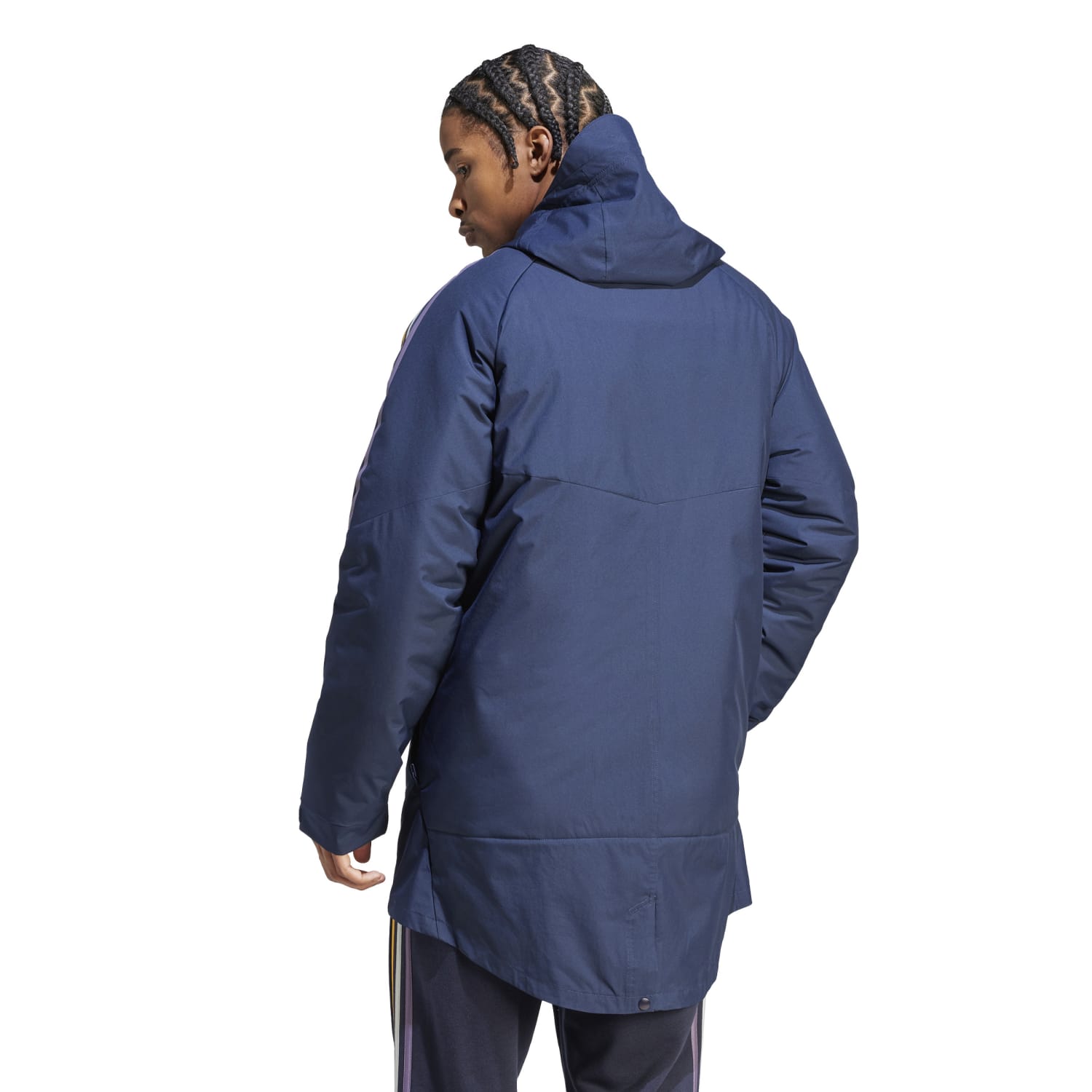 Parka adidas Hombre Entrenamiento 23/24 Azul Marino