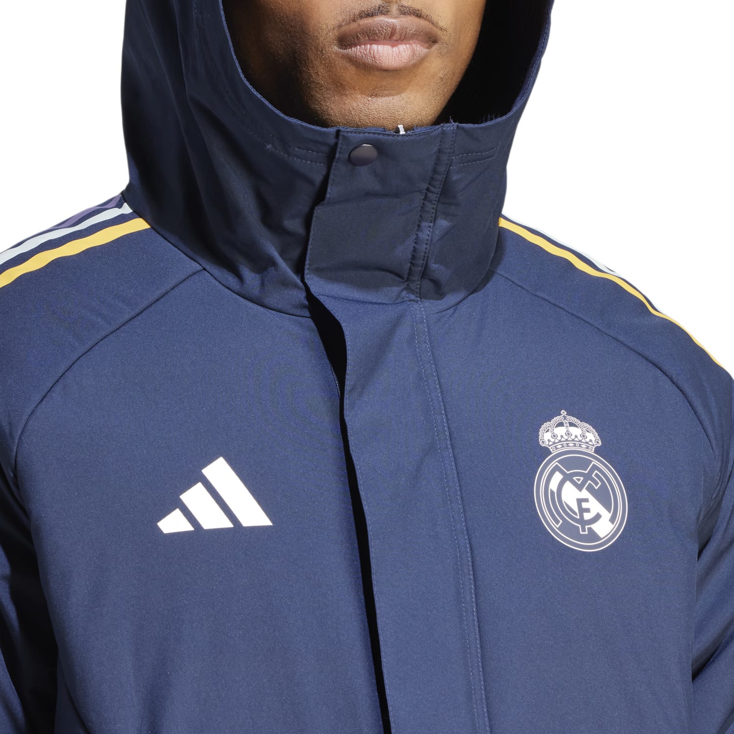 Parka adidas Hombre Entrenamiento 23/24 Azul Marino
