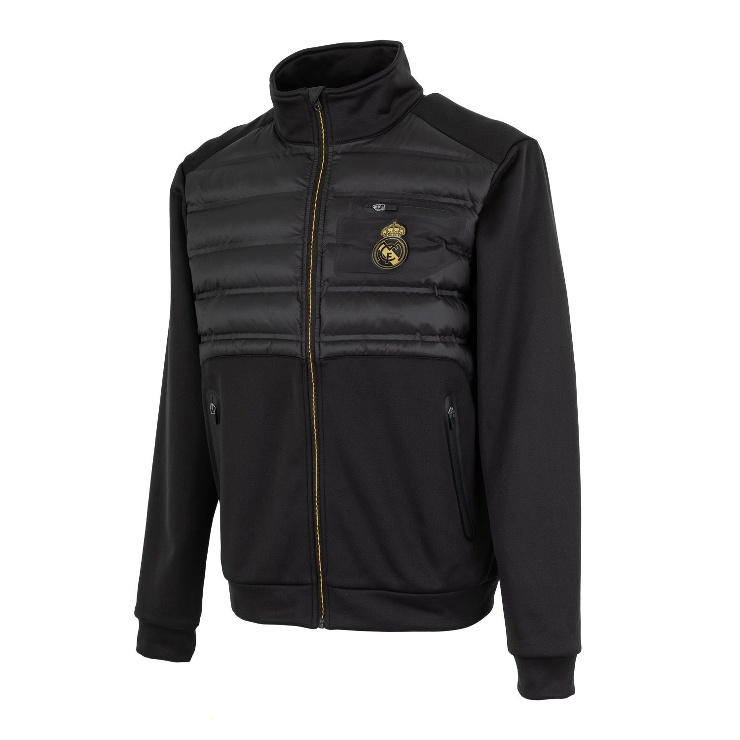 Chaqueta Sofshell Outerwear Hombre Acolchada Negra