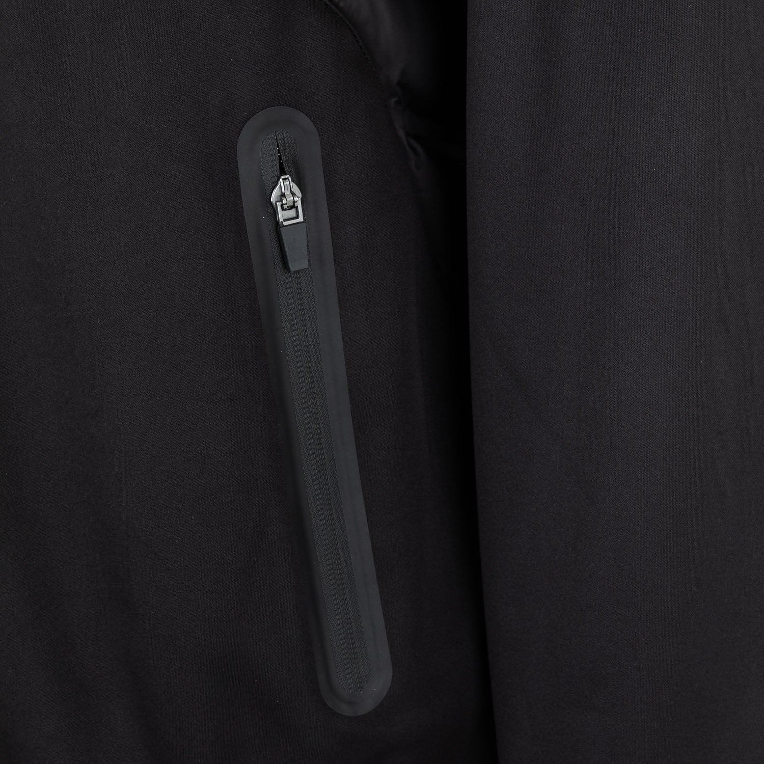 Chaqueta Sofshell Outerwear Hombre Acolchada Negra