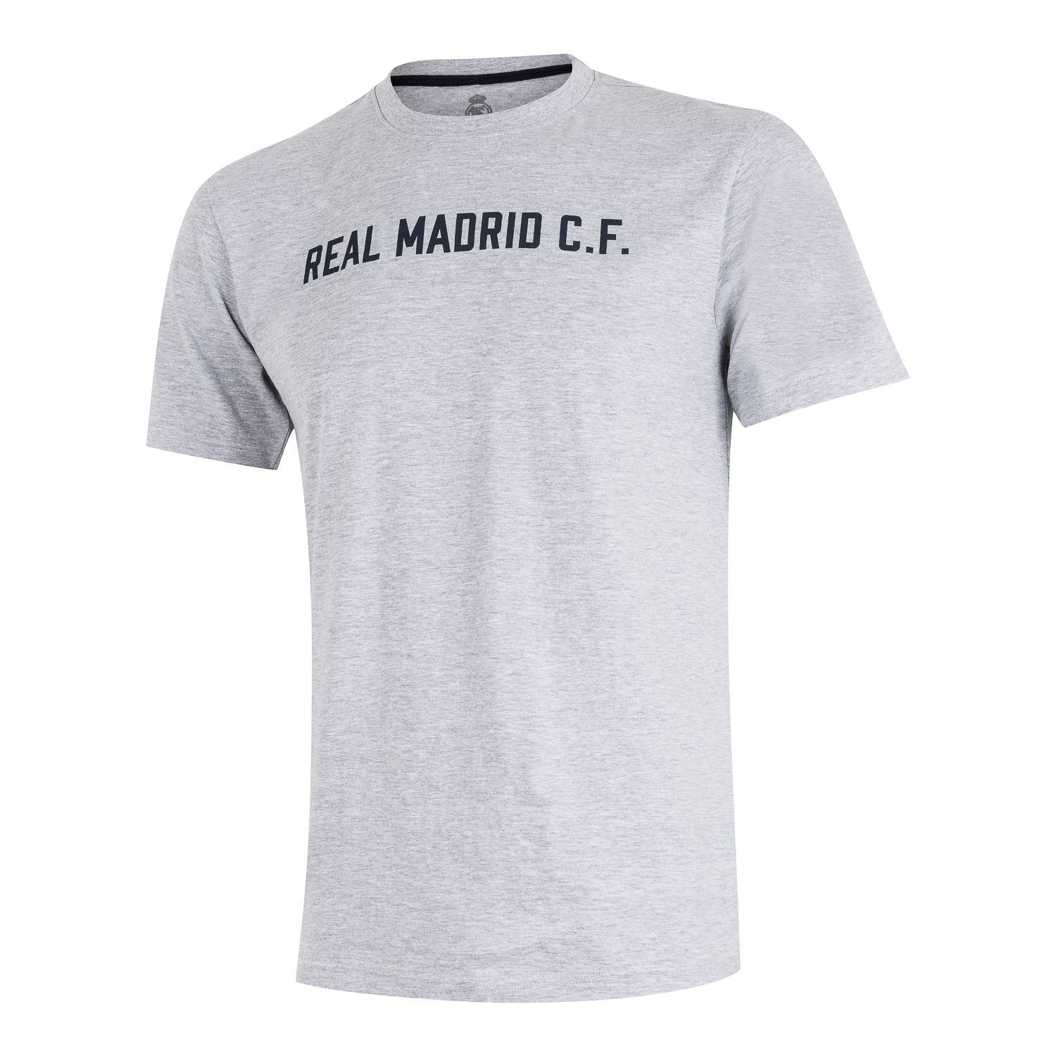 Pijama Corto Hombre Texto Azul/Gris
