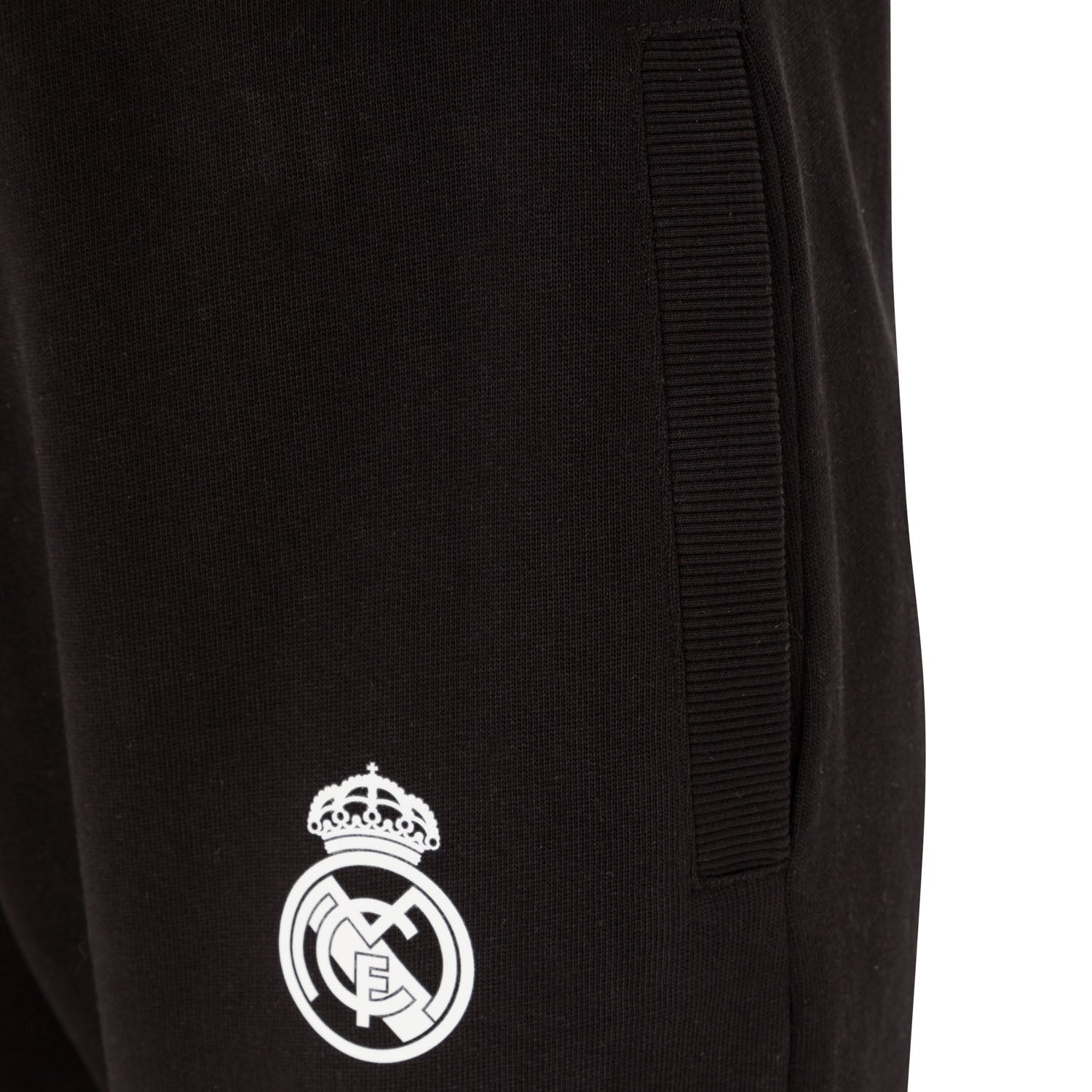 Pantalón Negro Hombre Escudo Monocolor Essentials