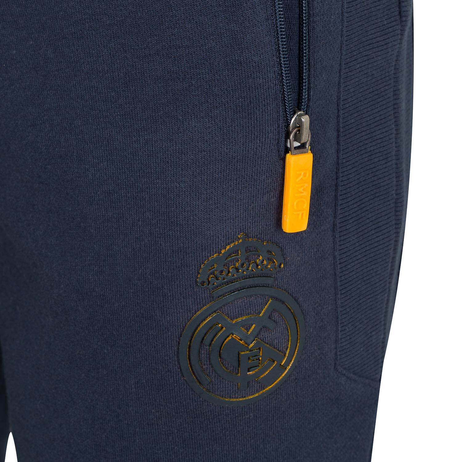 Pantalón Chándal Hombre Bernabéu Azul Marino Naranja