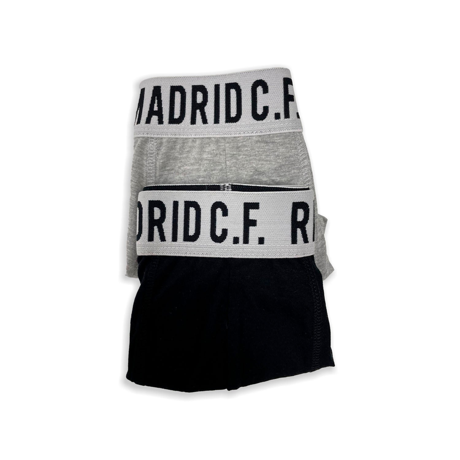 Pack 2 Boxers Cortos Negro/Gris Real Madrid