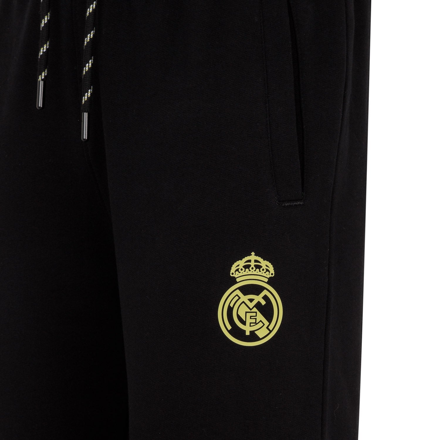 Pantalón Chándal Hombre Negro/Lima Real Madrid