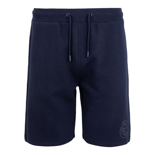 Pantalón Corto Sakura Hombre Felpa Tonal Azul