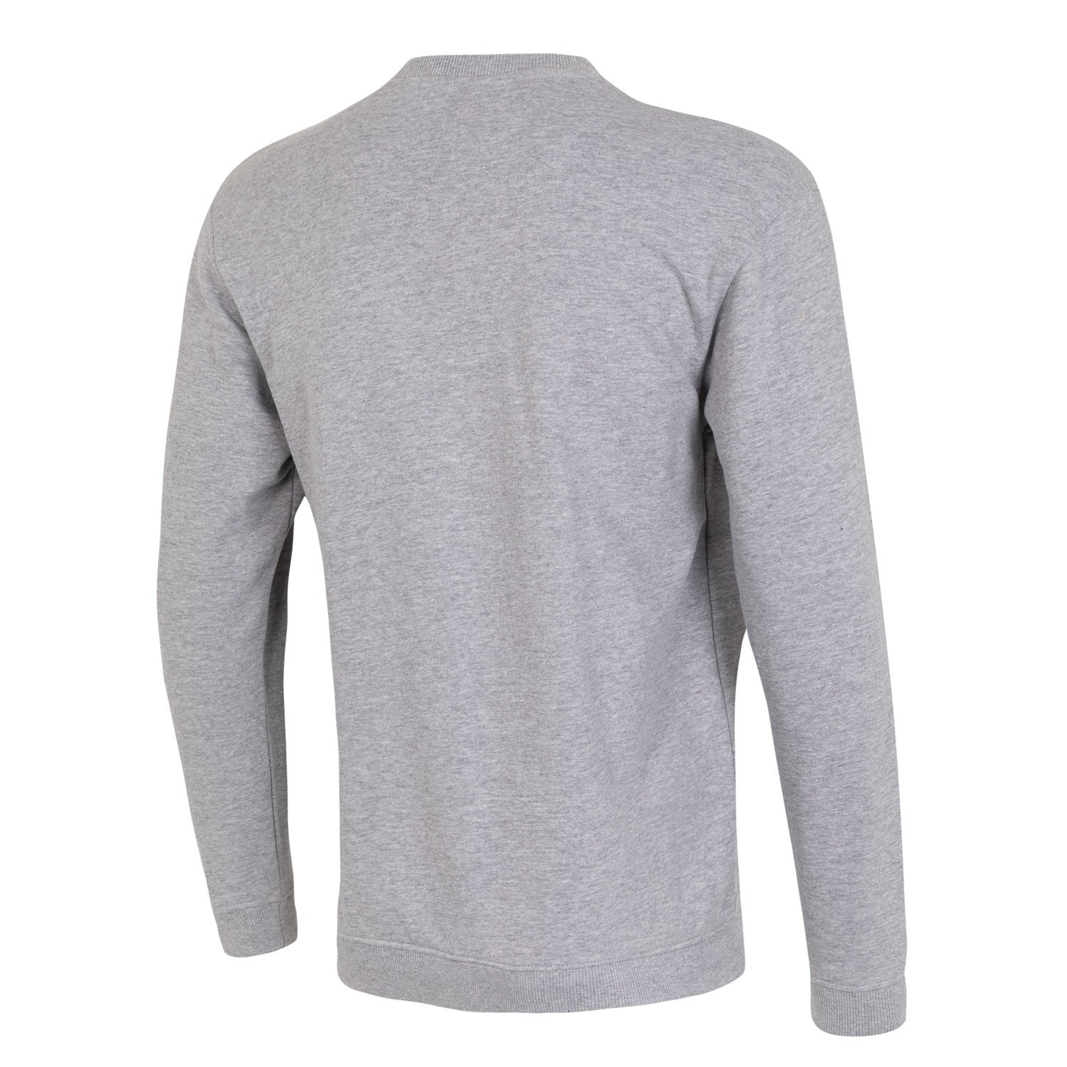 Sudadera Gris Claro Hombre Escudo Color Essentials