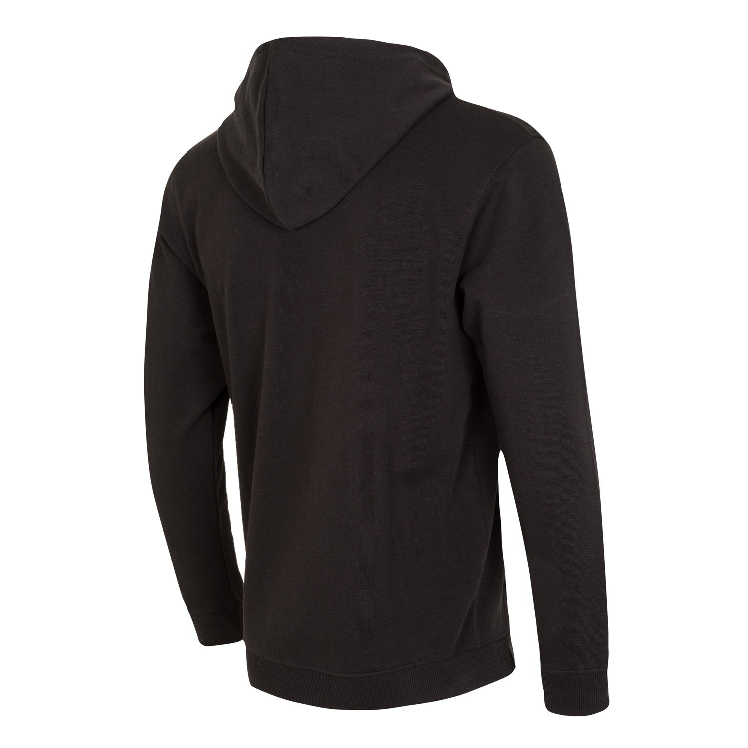 Sudadera Capucha Negra Hombre Escudo Color Essentials