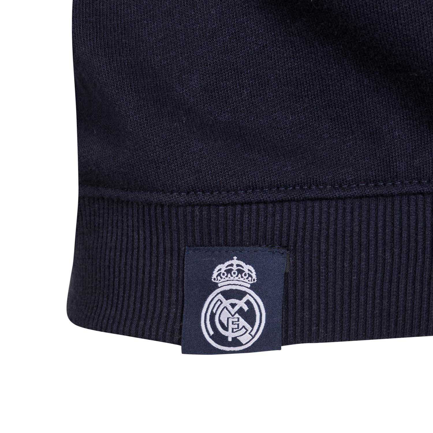 Sudadera Azul Marino Hombre Escudo Monocolor Essentials