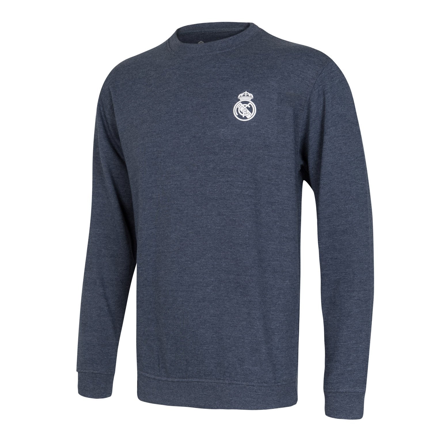 Sudadera Azul Hombre Escudo Monocolor Essentials
