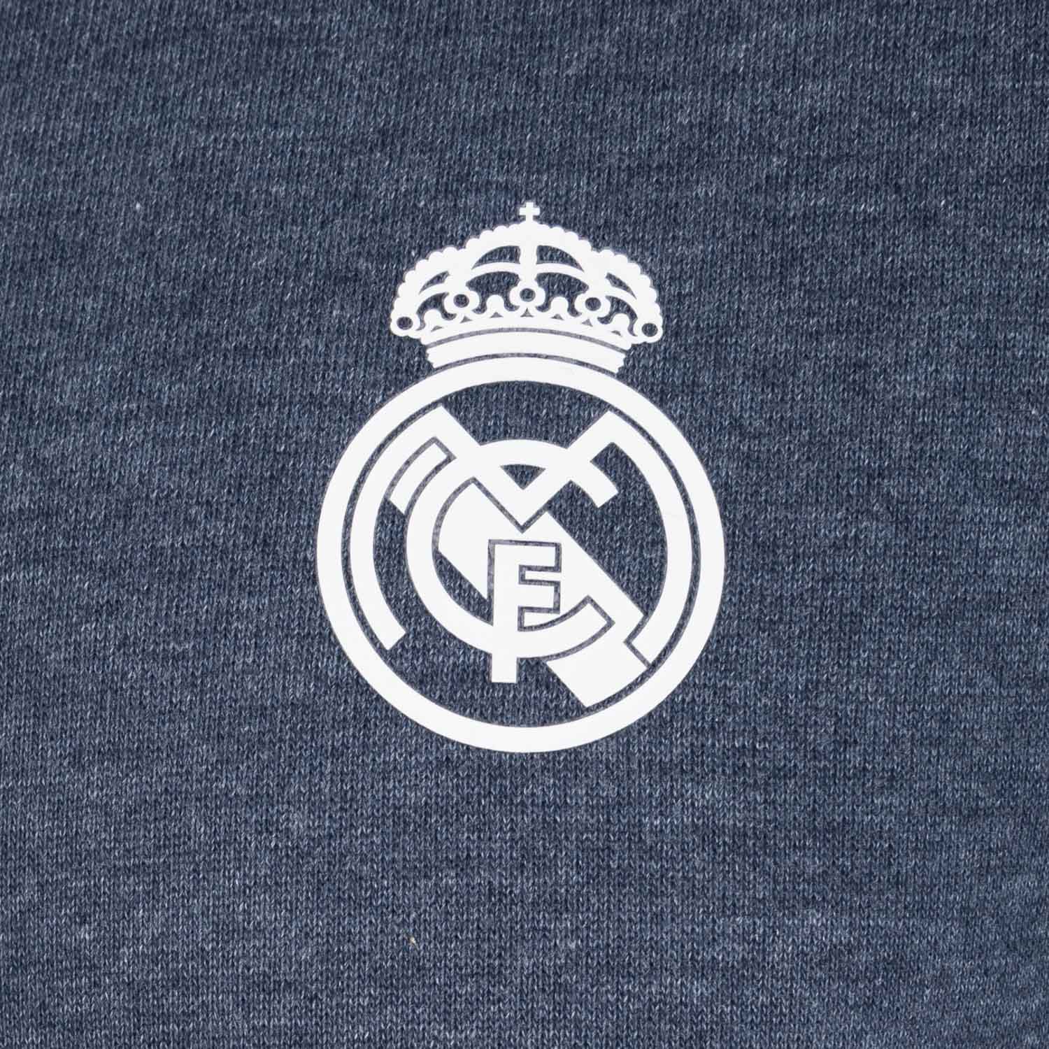 Sudadera Azul Hombre Escudo Monocolor Essentials