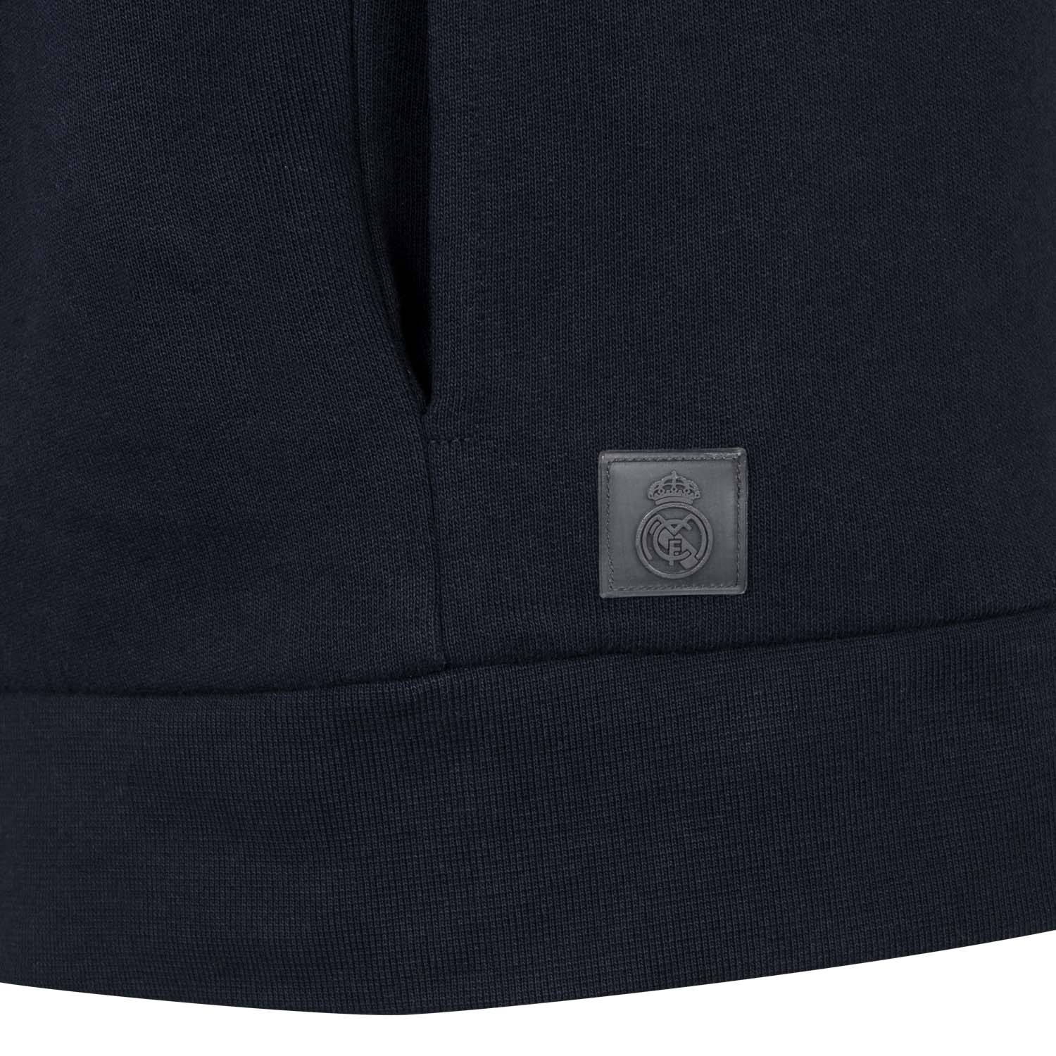 Sudadera Capucha Hombre Escudo Navy Teal