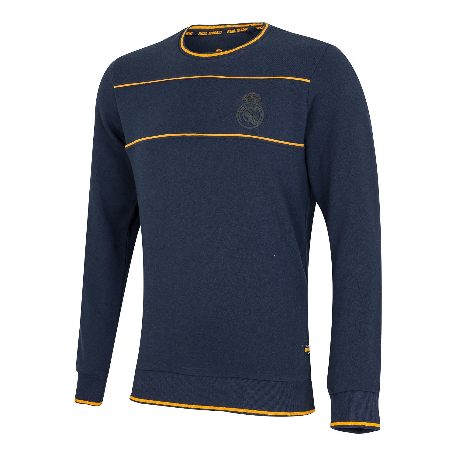 Sudadera Hombre Bernabéu Azul Marino Naranja