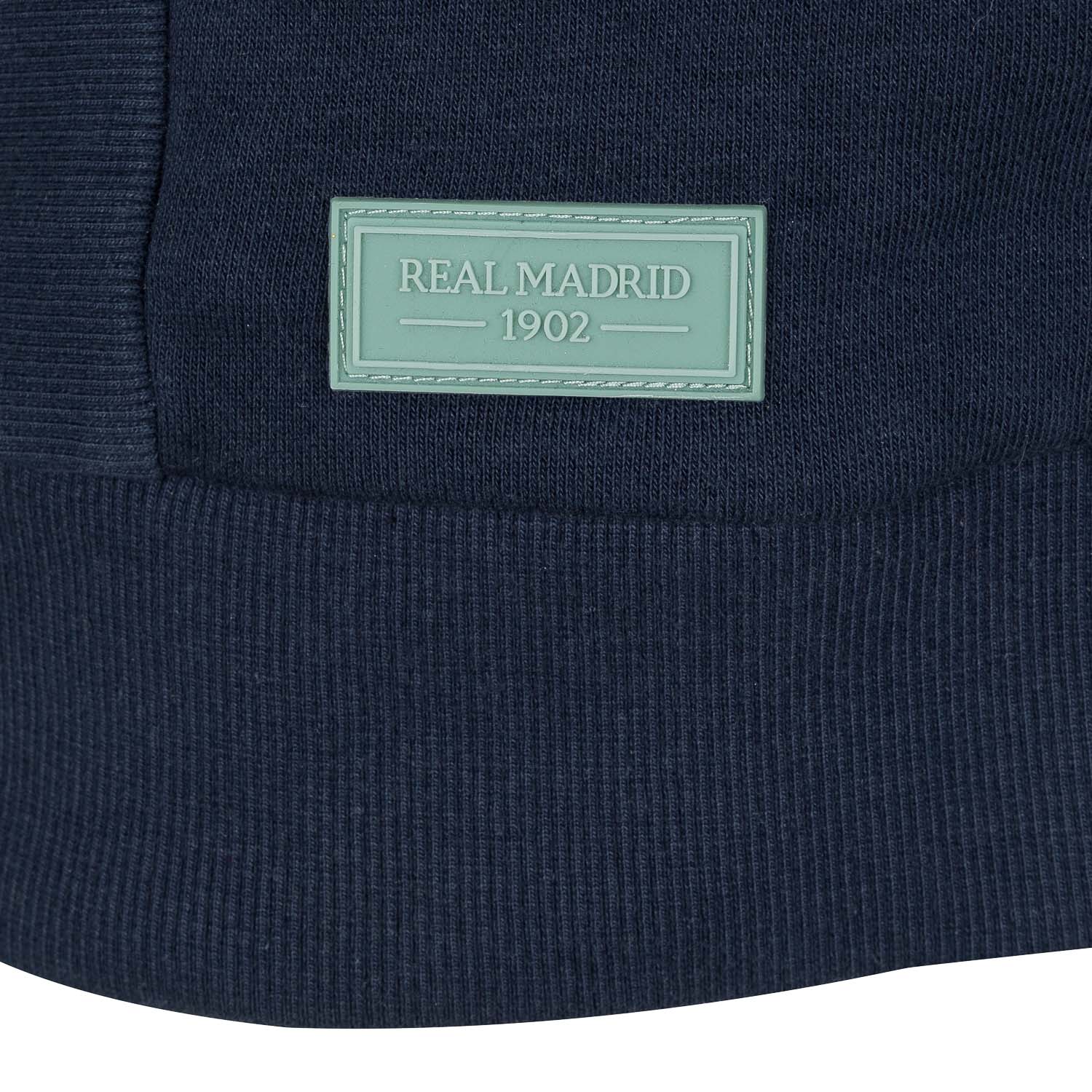 Hombre Sudadera Cremallera 1902 Azul Marino Menta