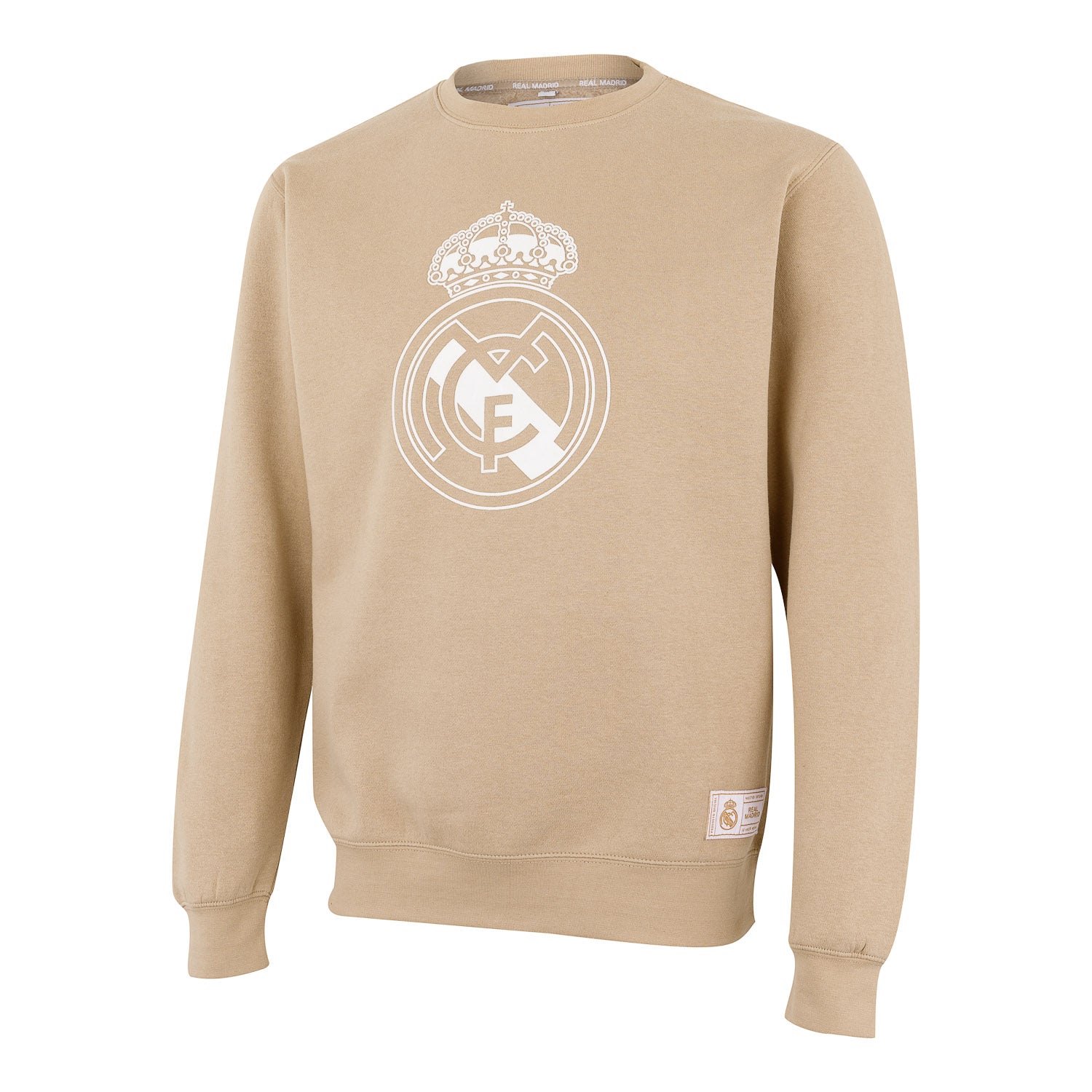 Sudadera Hombre Escudo Caqui