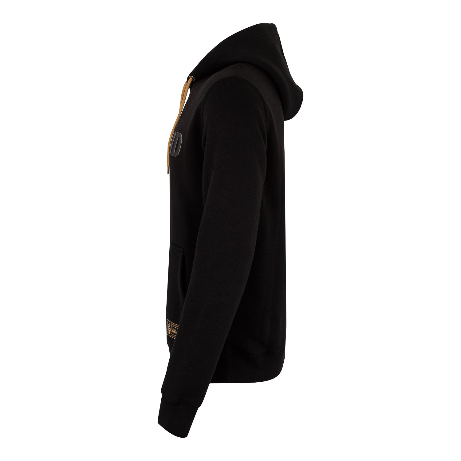 Sudadera Capucha Hombre Negra/Dorada