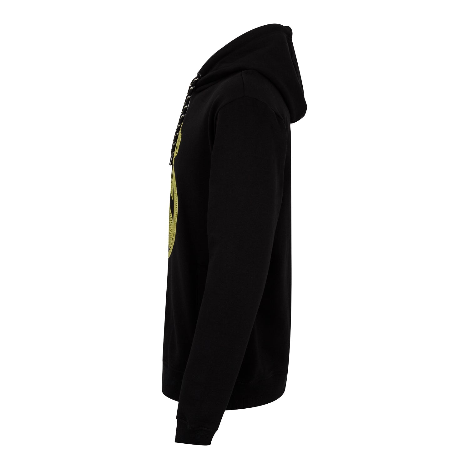Sudadera Chándal Hombre Escudo Negra/Lima Real Madrid