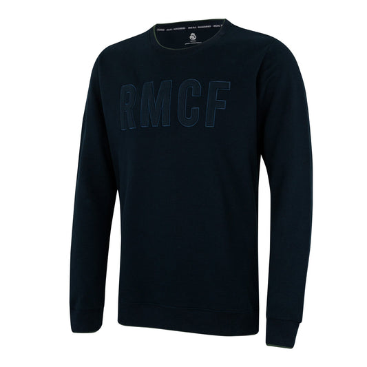 Sudadera Tonal Hombre Azul Marino Real Madrid
