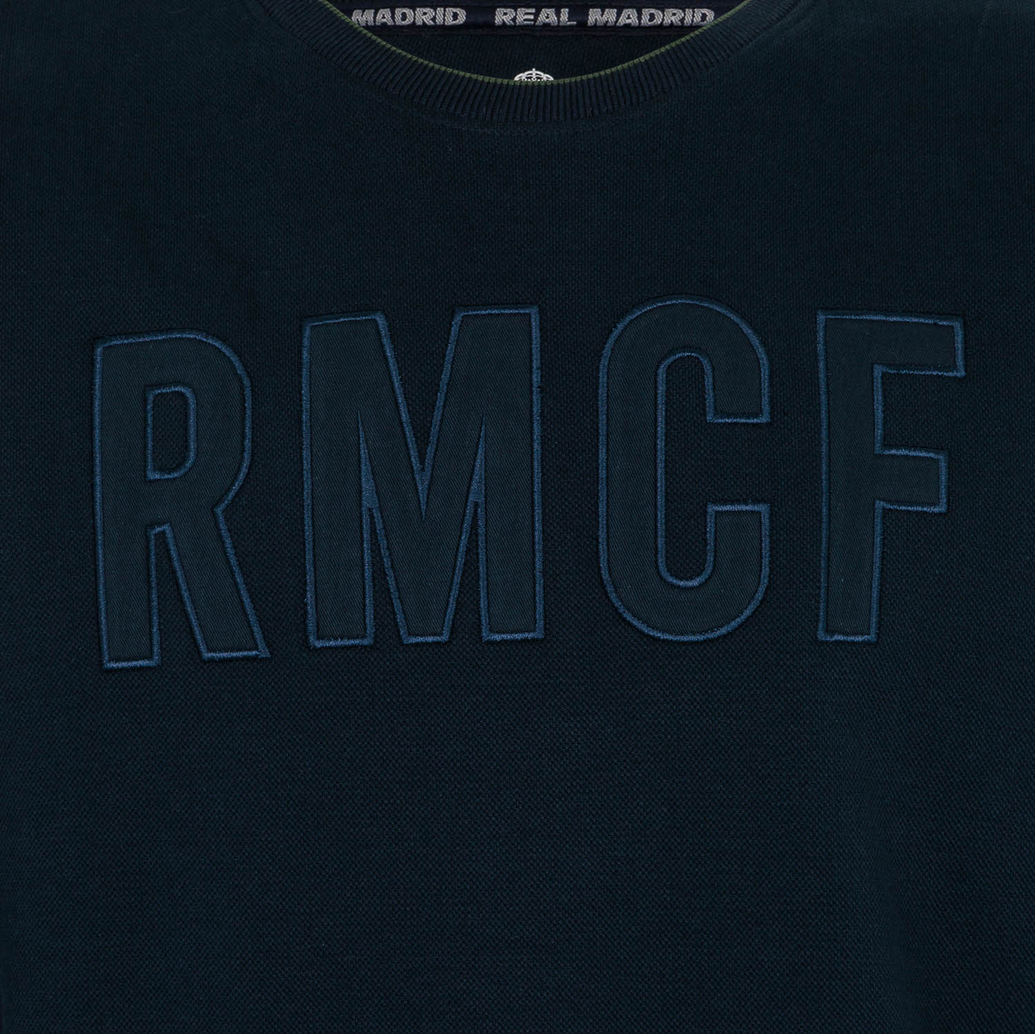 Sudadera Tonal Hombre Azul Marino Real Madrid