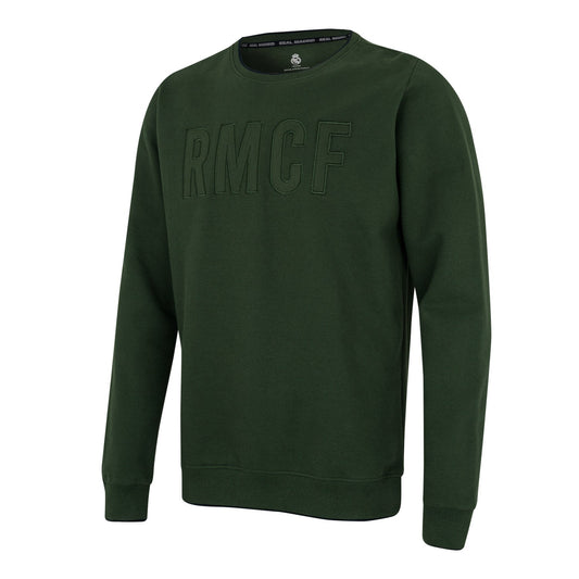 Sudadera Tonal Hombre Verde Real Madrid