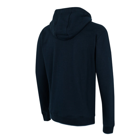 Sudadera Cremallera Tonal Hombre Azul Marino Real Madrid