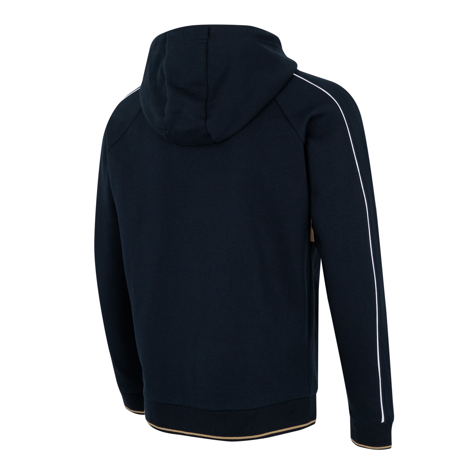 Sudadera Cremallera Hombre Azul Marino/Beige Real Madrid