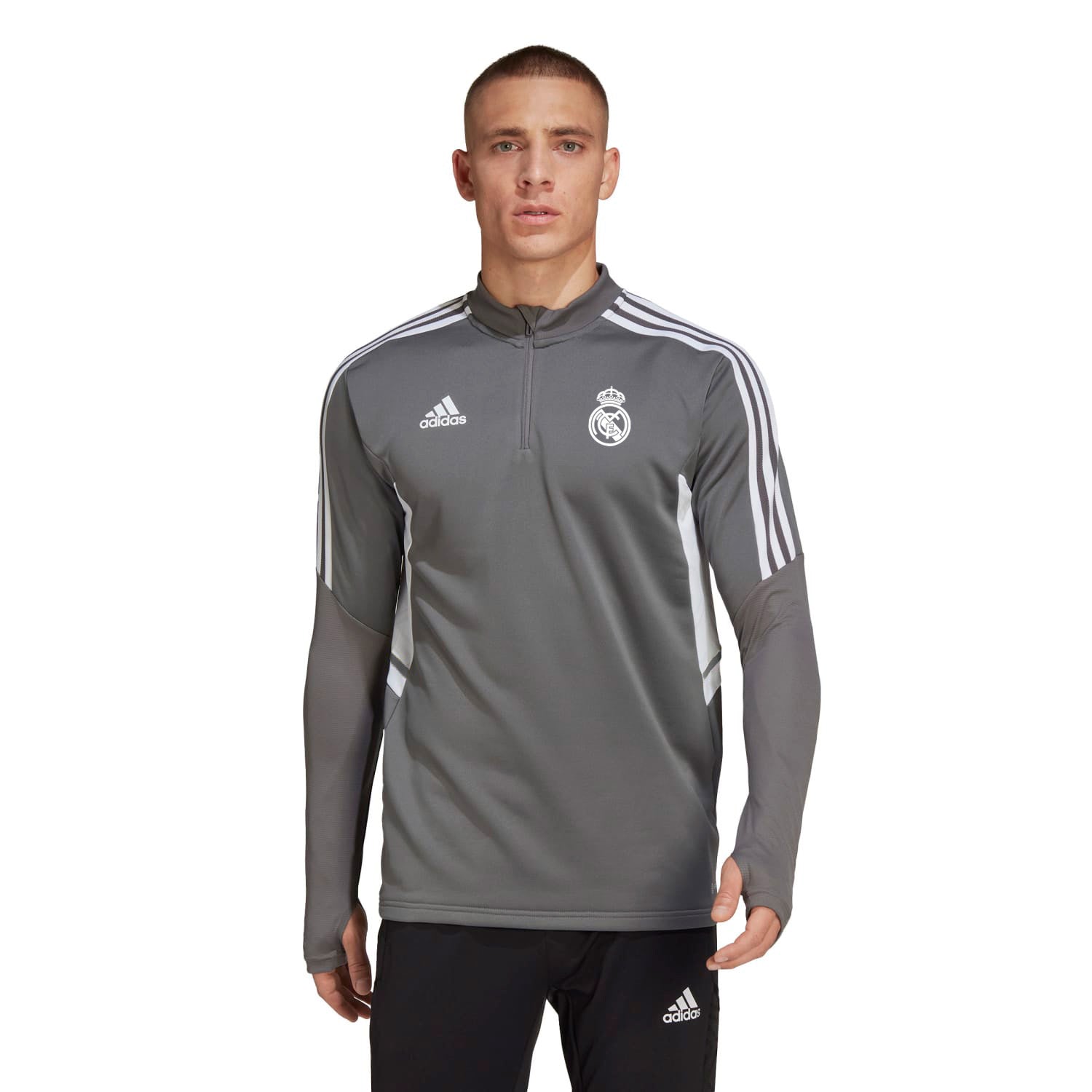 Sudadera Hombre Entrenamiento TTW Gris adidas