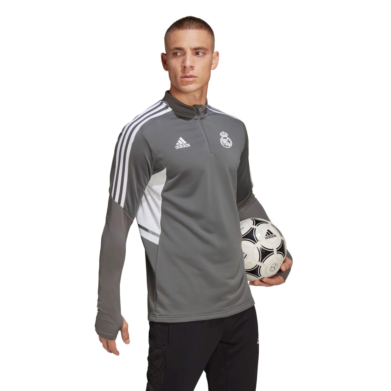 Sudadera Hombre Entrenamiento TTW Gris adidas