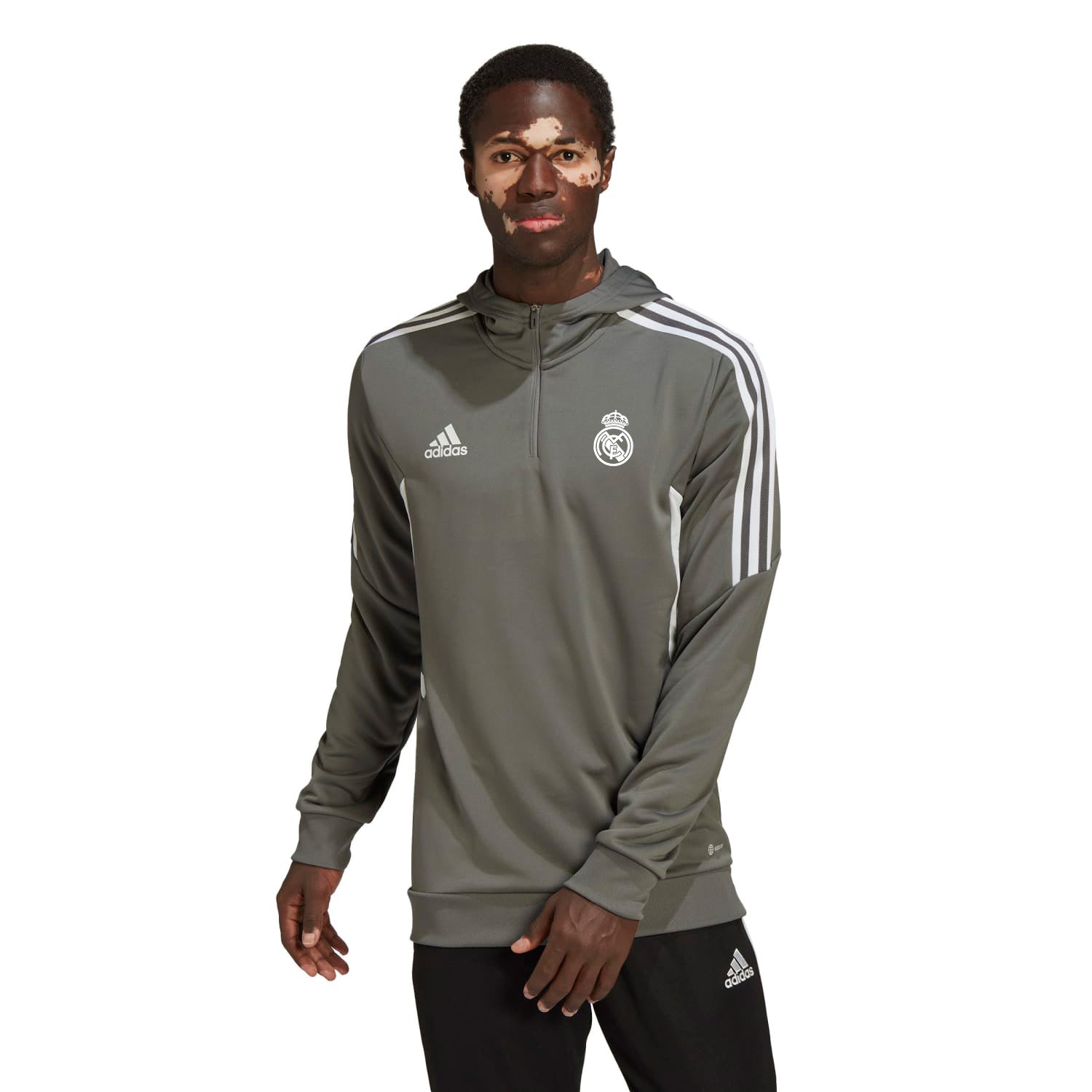 Sudadera Capucha Entrenamiento TTW Gris adidas