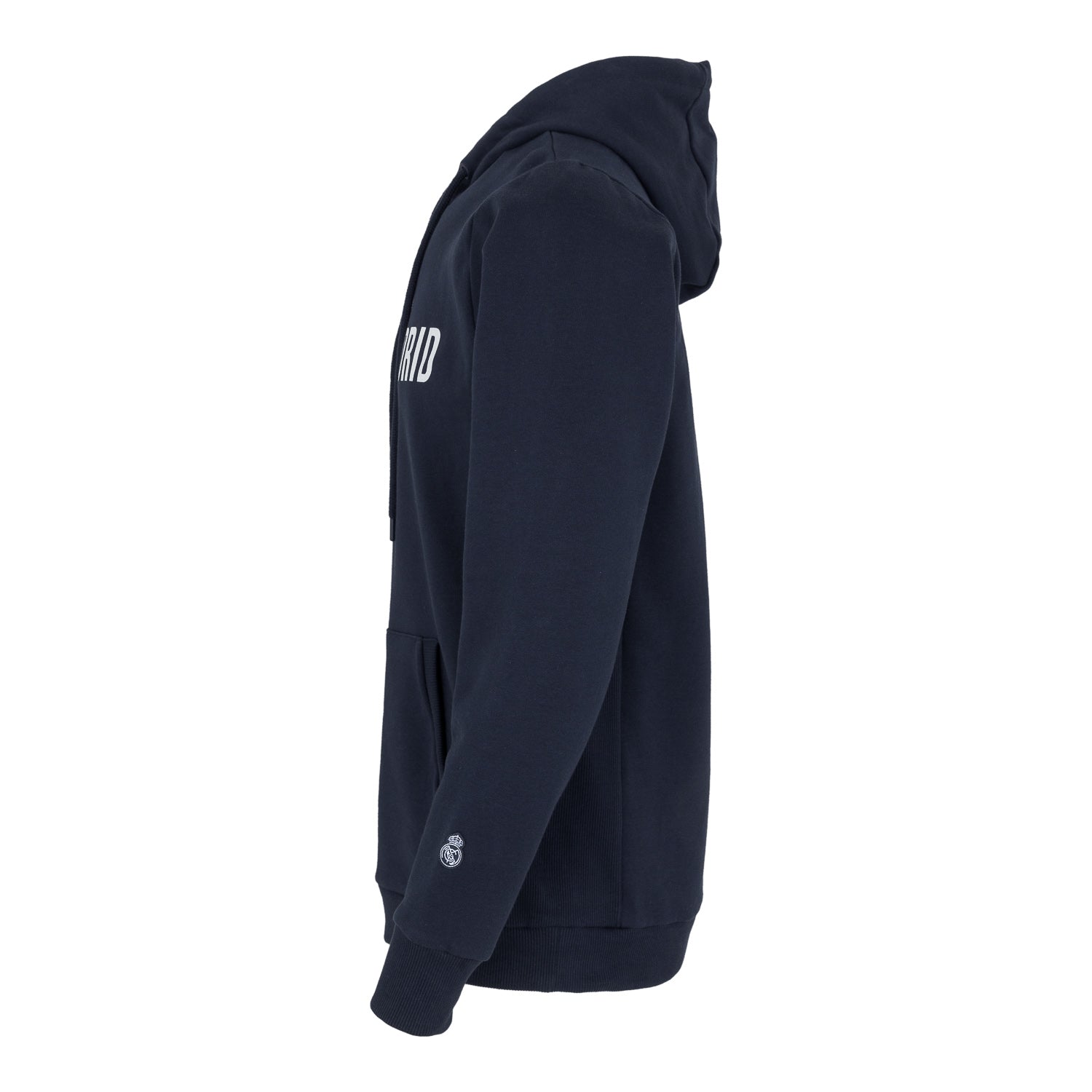 Sudadera Capucha Hombre Texto Azul Marino/Blanco