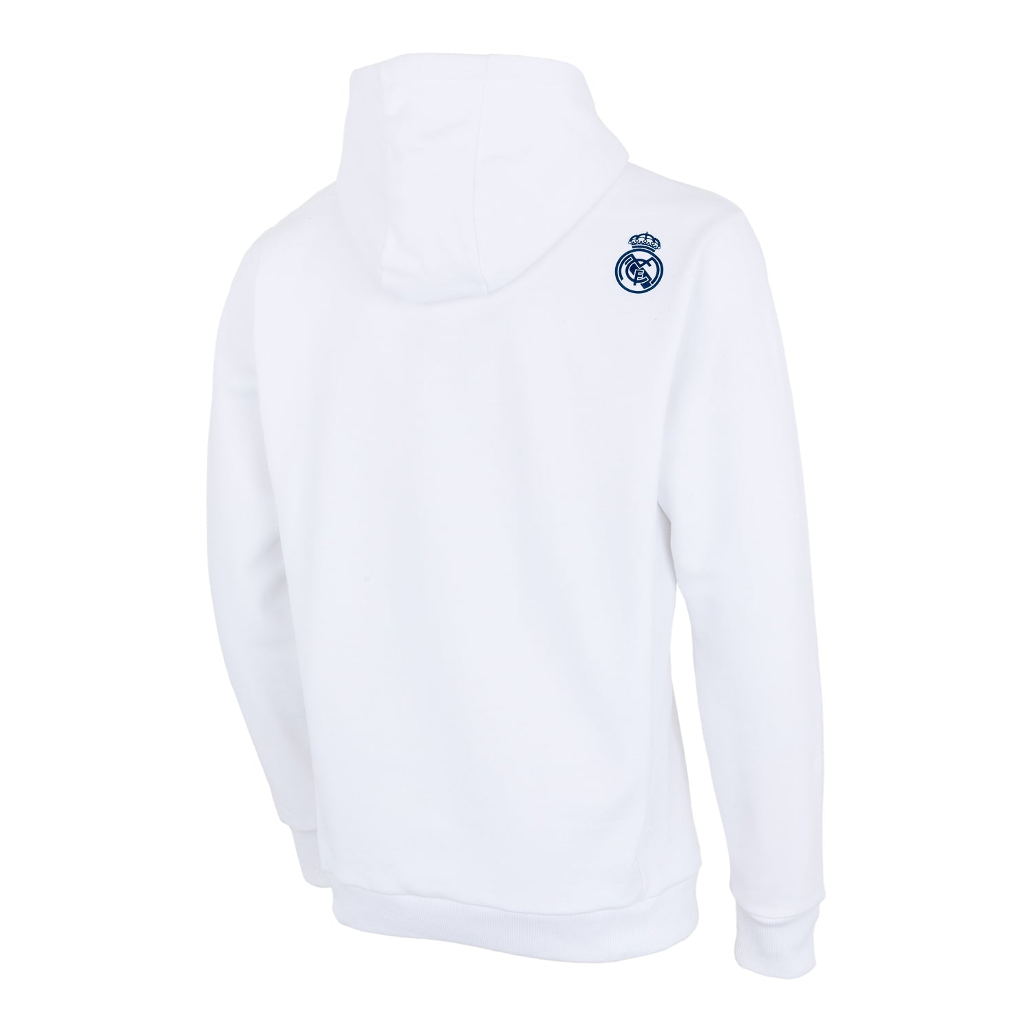 Sudadera Capucha Hombre Texto Blanco/Azul Marino