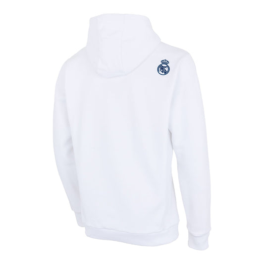 Sudadera Capucha Hombre Texto Blanco/Azul Marino