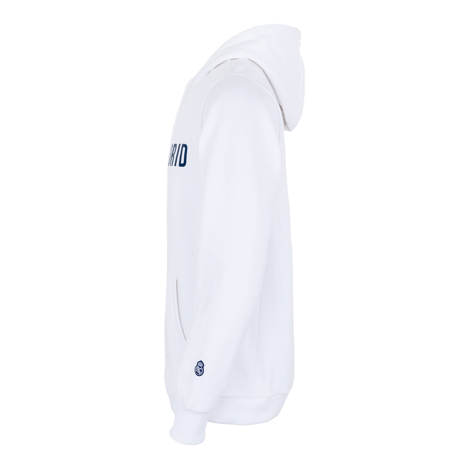Sudadera Capucha Hombre Texto Blanco/Azul Marino