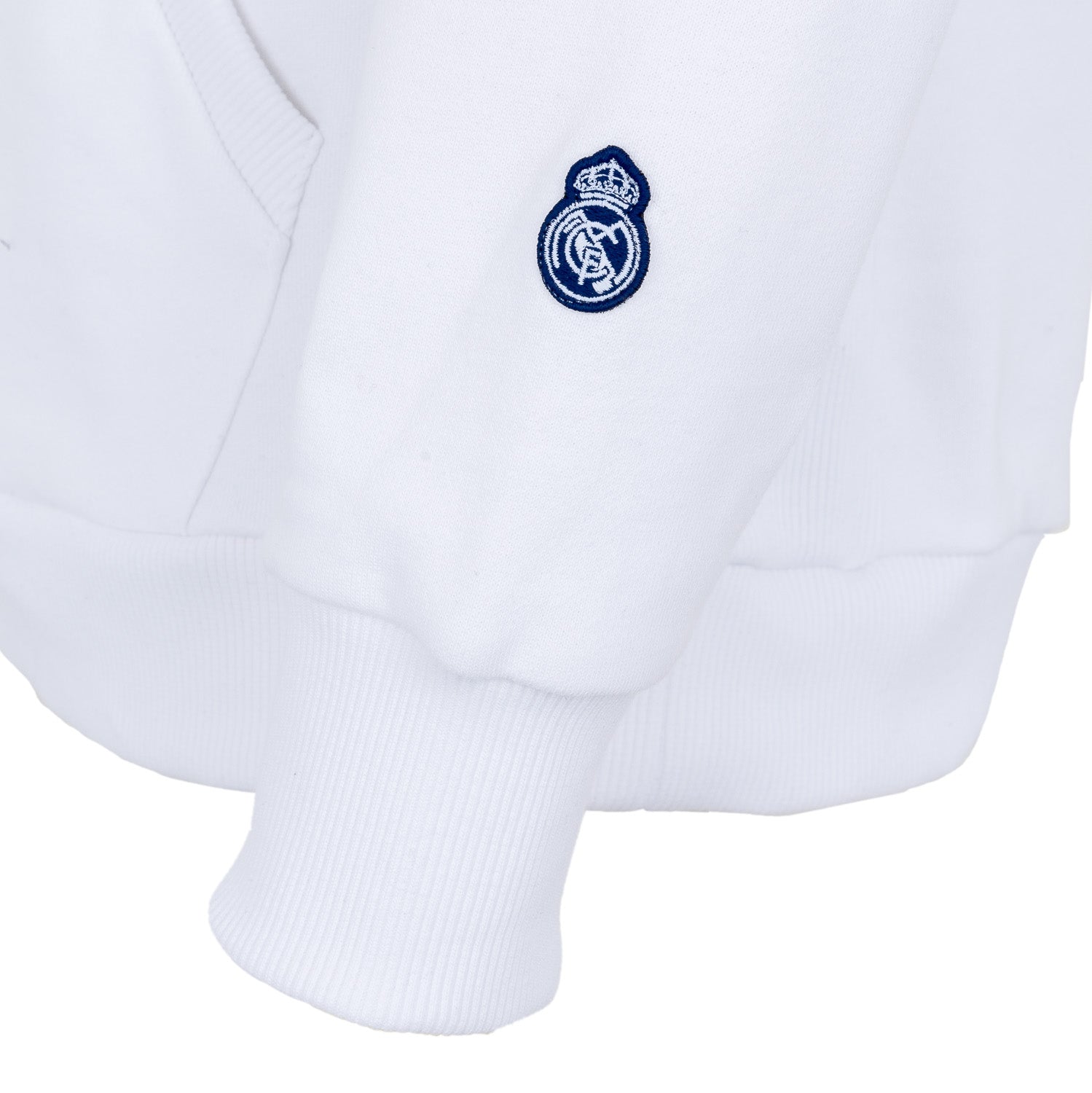 Sudadera Capucha Hombre Texto Blanco/Azul Marino
