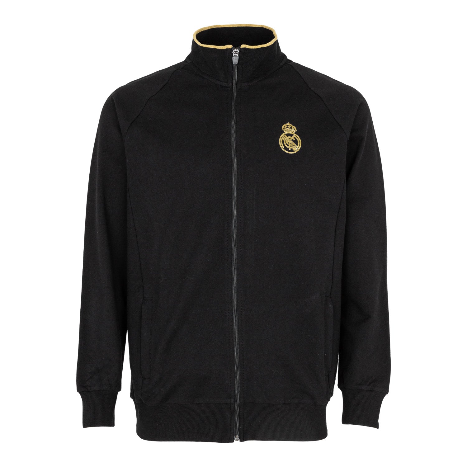 Sudadera Cremallera Hombre Black & Gold