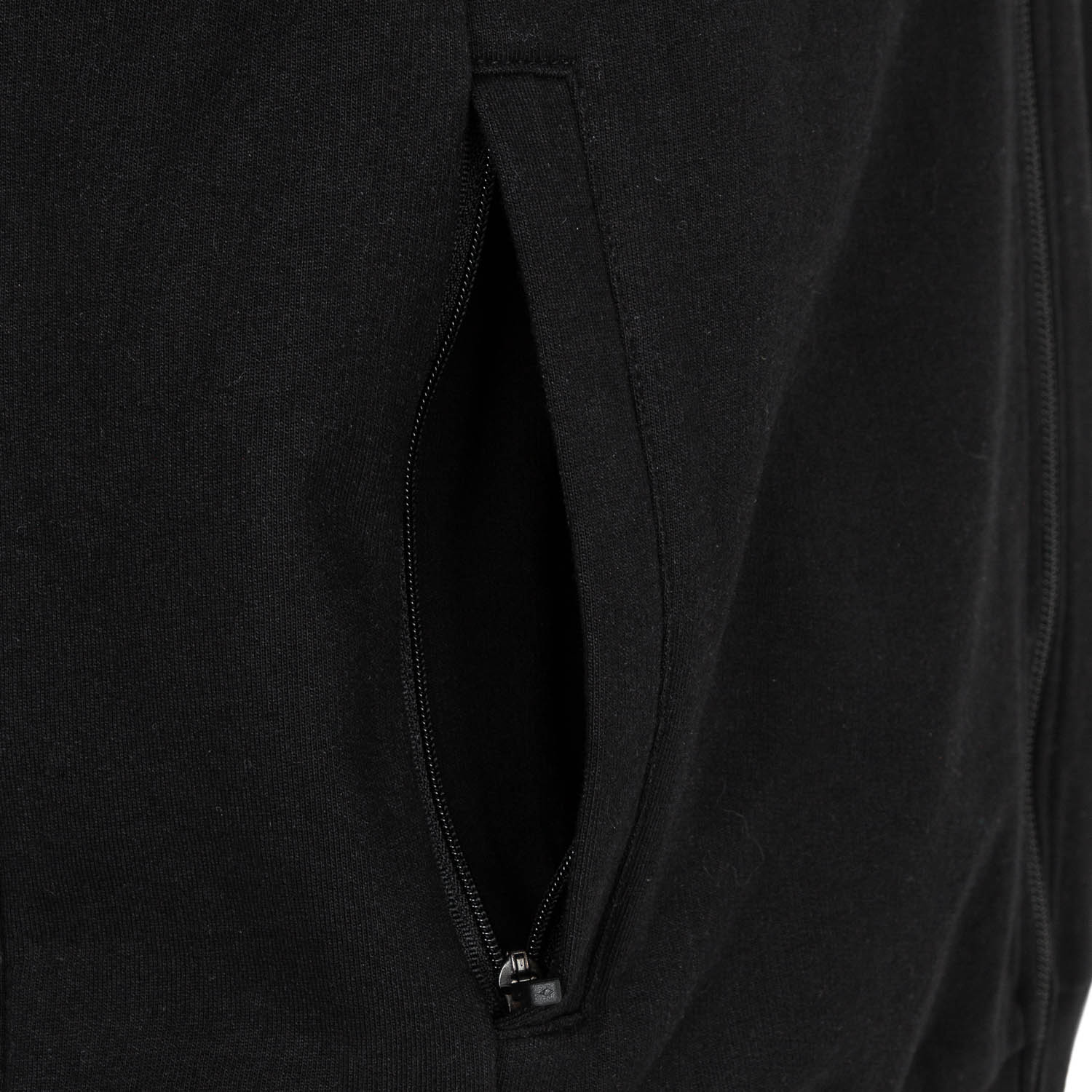 Sudadera Cremallera Hombre Black & Gold