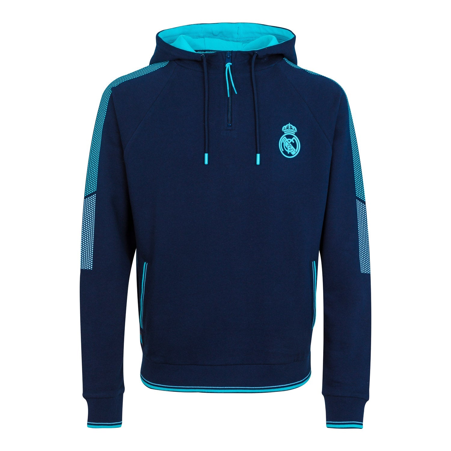Sudadera Madrid Sky Hombre Cremallera Azul