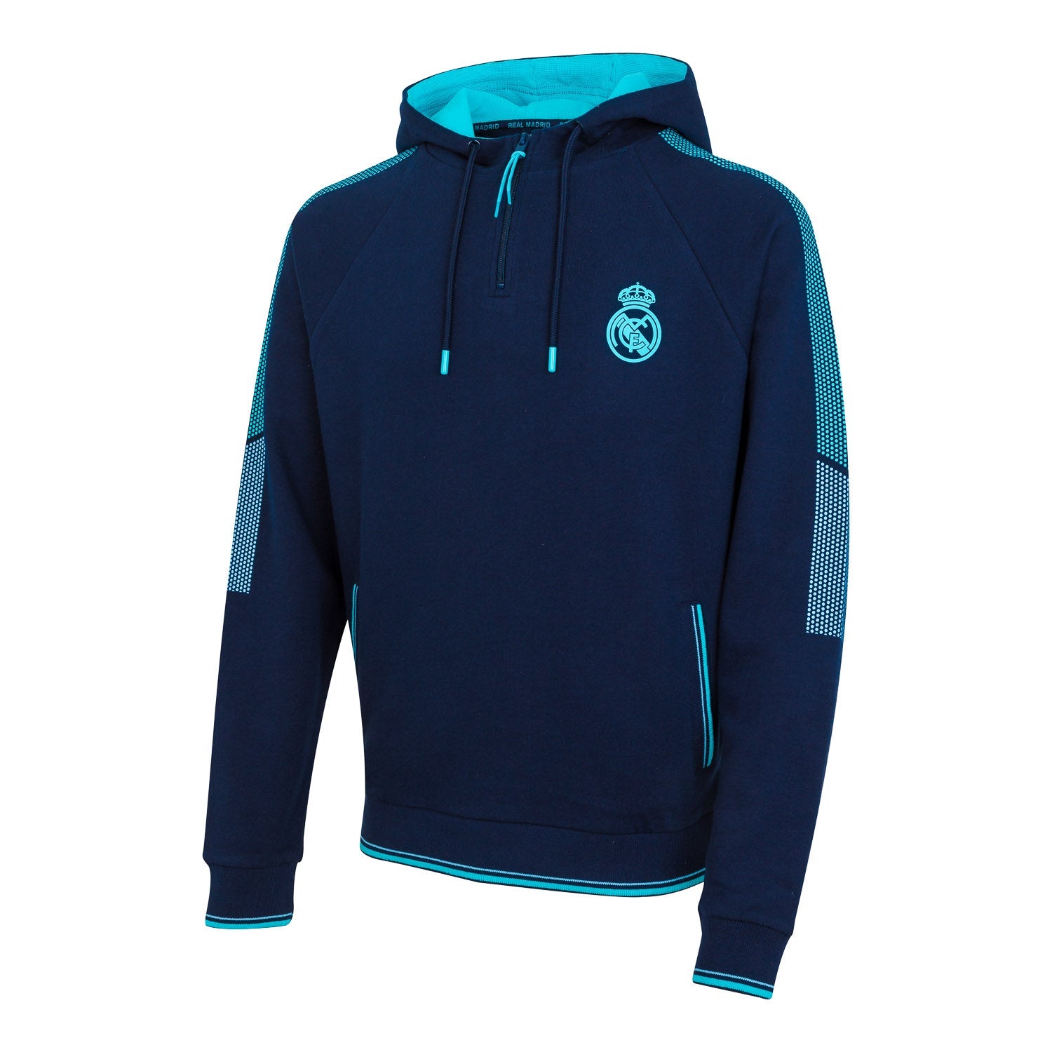 Sudadera Madrid Sky Hombre Cremallera Azul