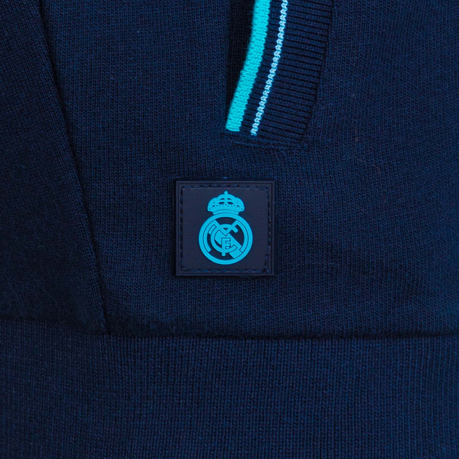 Sudadera Madrid Sky Hombre Cremallera Azul