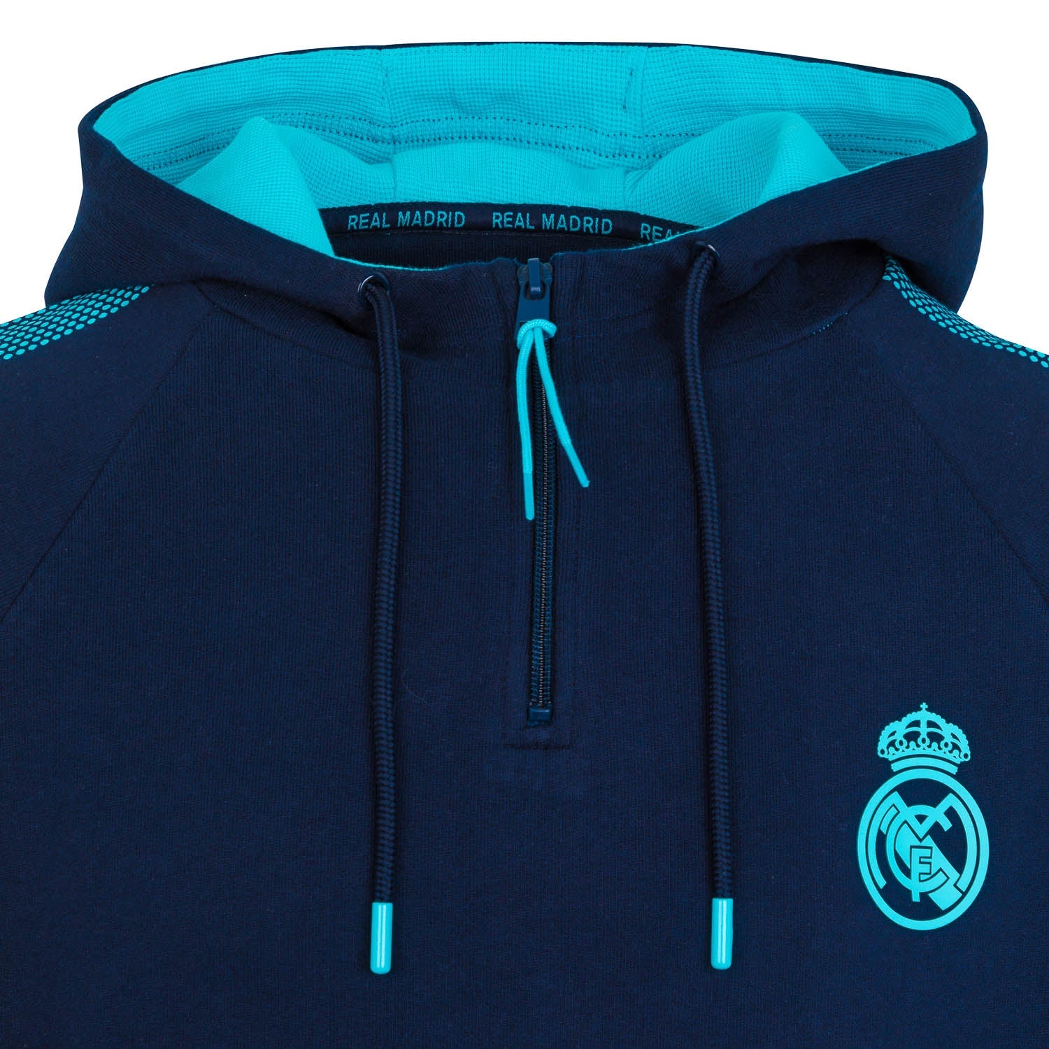 Sudadera Madrid Sky Hombre Cremallera Azul