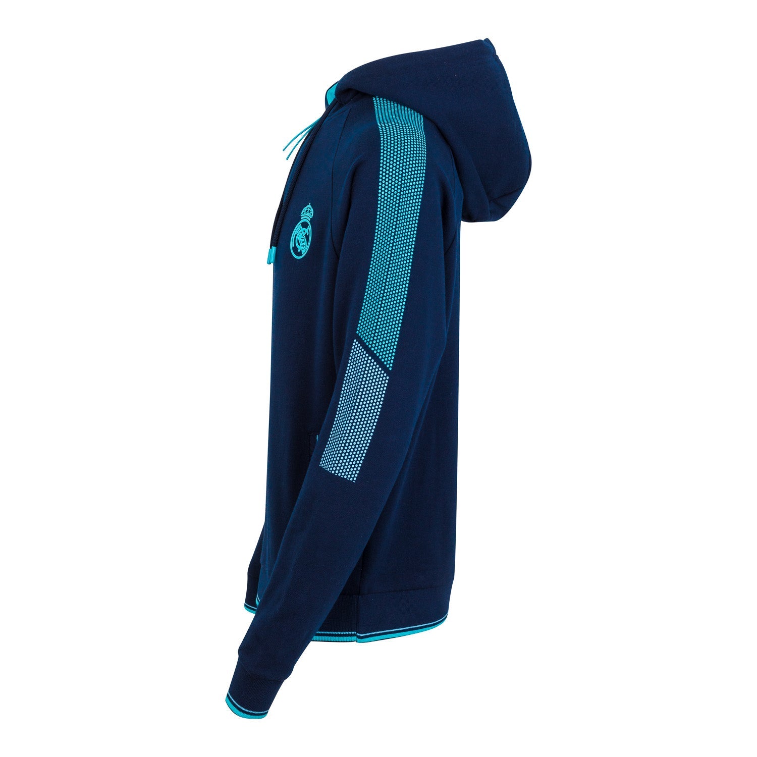 Sudadera Madrid Sky Hombre Cremallera Azul