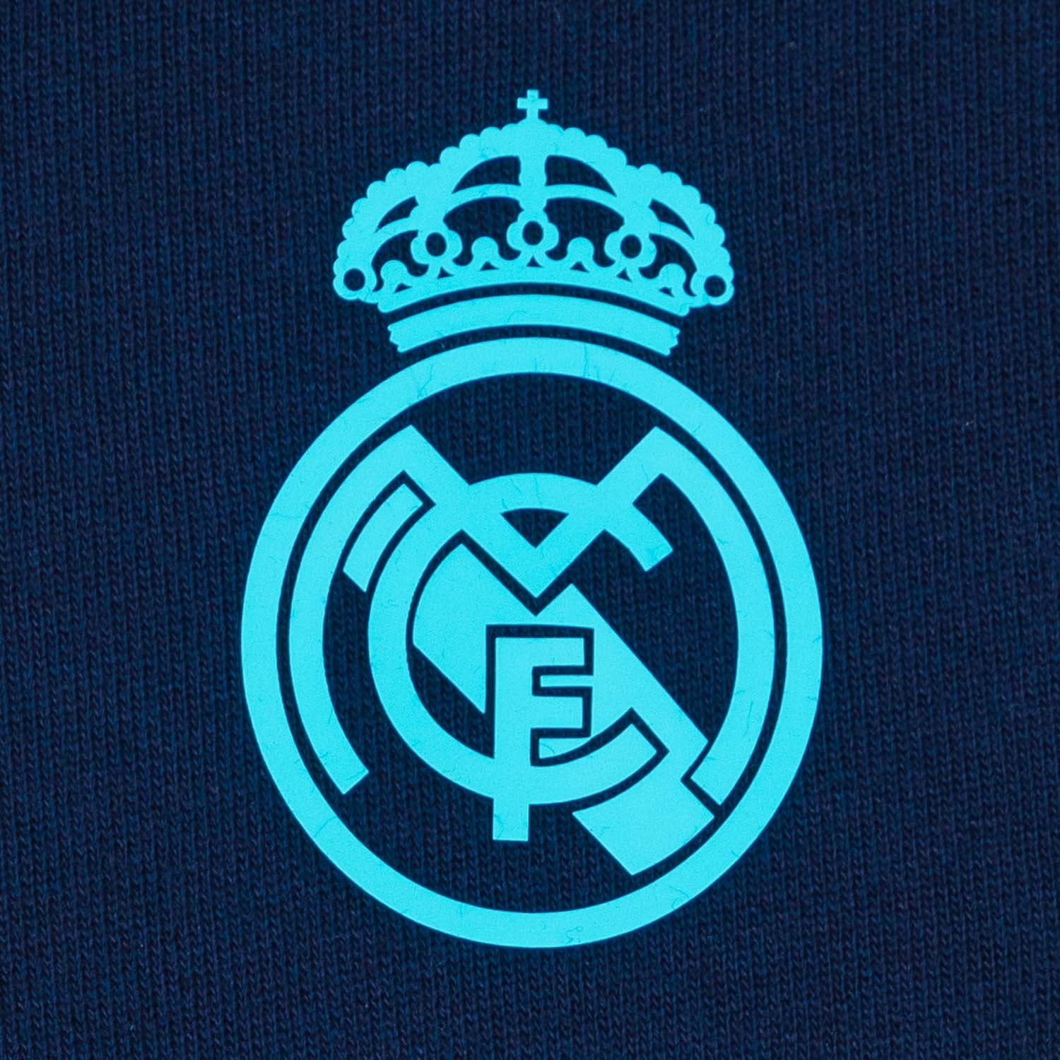 Sudadera Madrid Sky Hombre Cremallera Parcial Azul